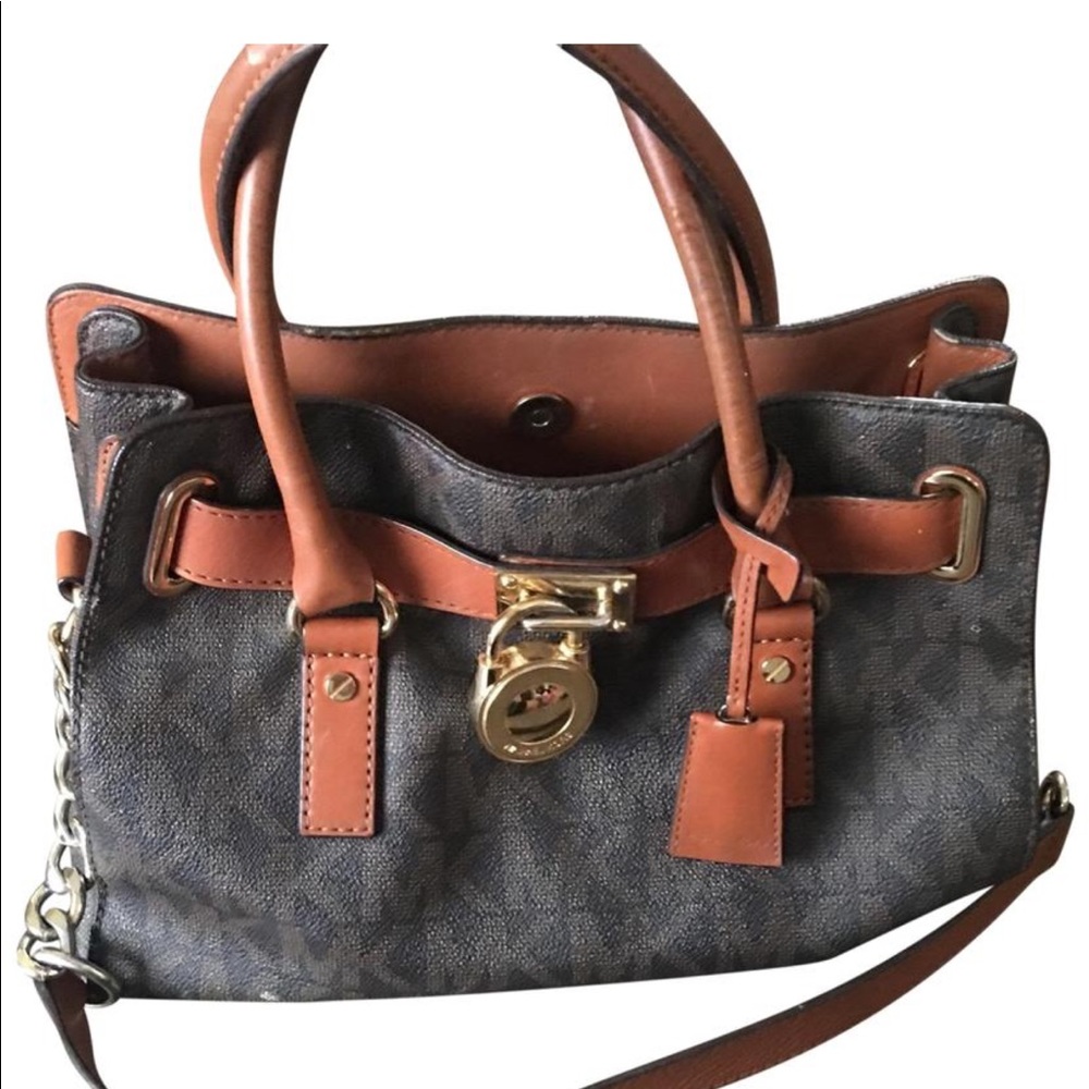 Michael Kors Hamilton mongogram leather bag